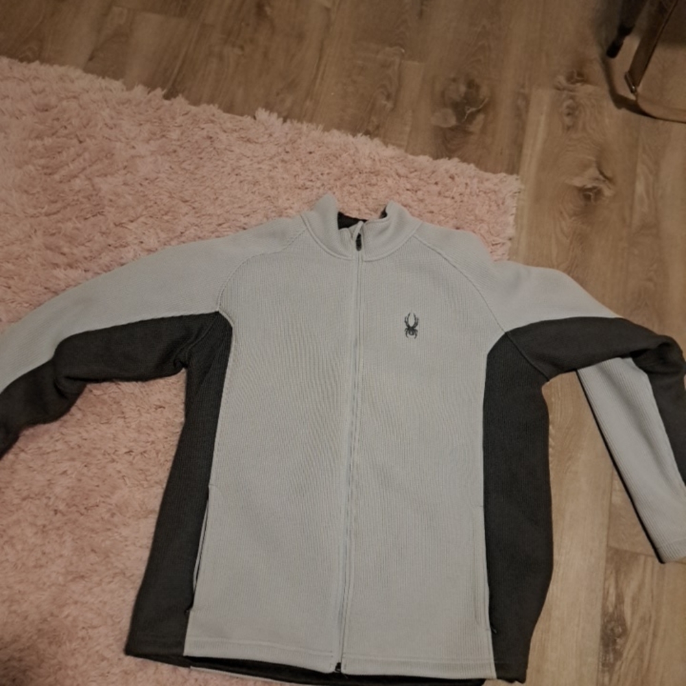 Spyder Gray and Black Performance Jacket